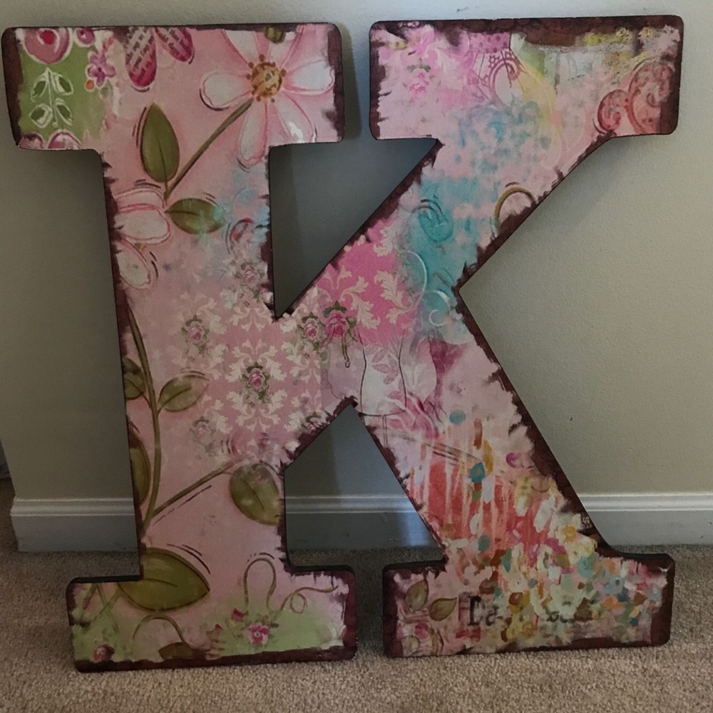Decorative letter K
